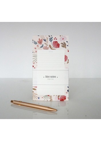 Bloc-Notes "Fleurs Folk"