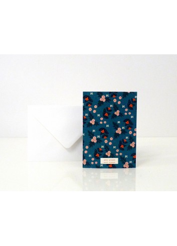 Carte de voeux - Holly