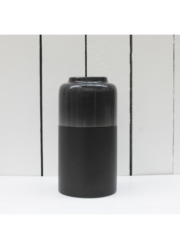 Vase haut Aster - Bois brûlé