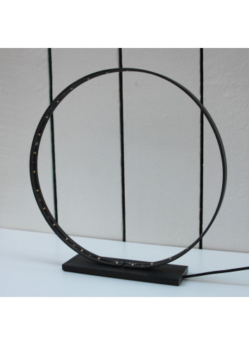 Lampe circulaire Acier & Led -Small