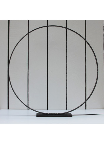Lampe circulaire Acier & Led - Large