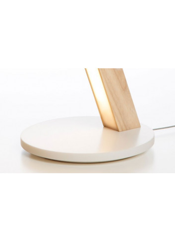 Lampe LED40 - Chêne & Qi wireless charging pad intégré Tunto