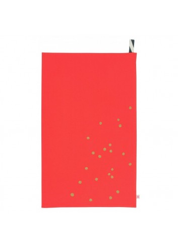 Torchon Pastèque Pois Or