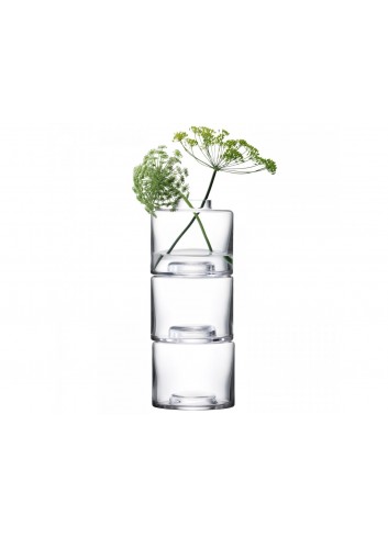 Trio de vases- transparent - 30 cm