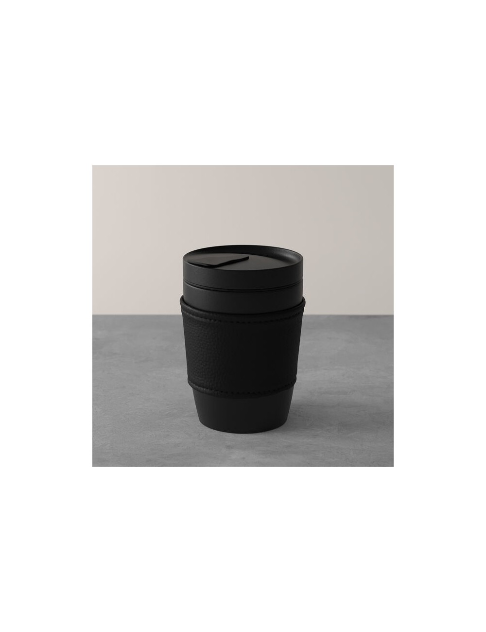Mug To Go en porcelaine - Noir 290 ml