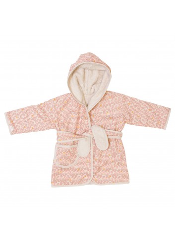 Peignoir pebble pink