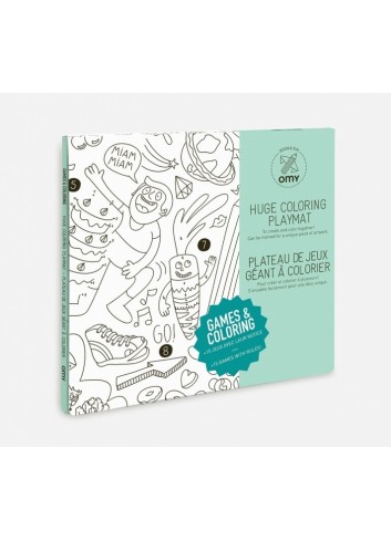 Poster géant à colorier- plateau de jeux- OMY- made in France
