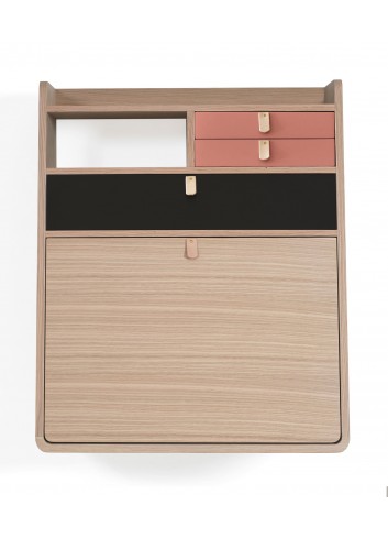 Secrétaire mural Harto made in portugal chêne