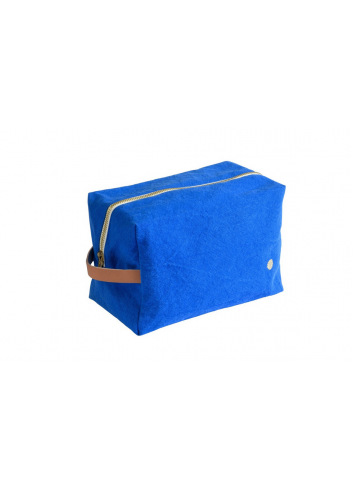 Trousse cube - Bleu Mecano (grand modèle)