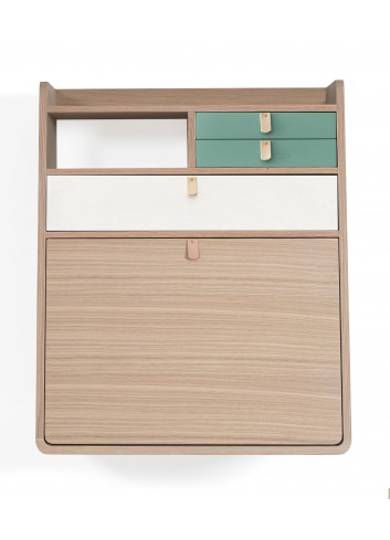 Secrétaire mural Harto made in portugal chêne