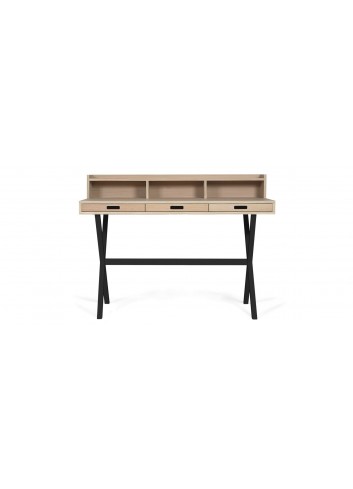 Secrétaire Hyppolite en chêne piètement blanc harto made in portugal 