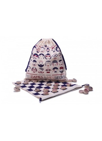 Mesdames & Messieurs jeu de dames fabriqué en France les jouets libres
