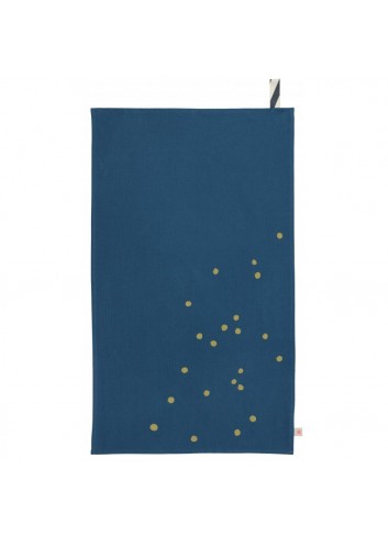 Torchon Peacock Pois Or la cerise sur le gateau fabrication portugaise