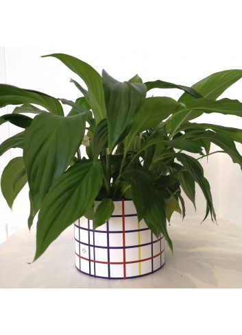 Cache Pot - carreaux made in France papier tigre