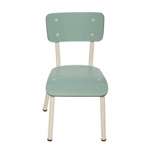Chaise d'écolier Little Suzie- Bleu Jade les Gambettes fabrication européenne