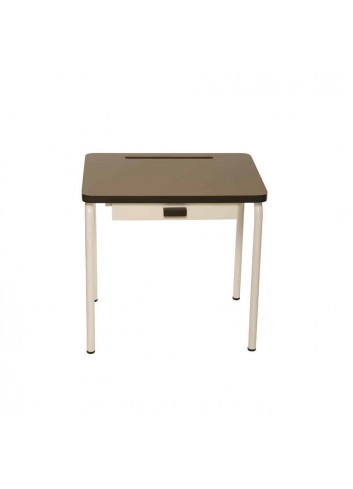 Bureau d'écolier - Taupe Les gambettes mobilier retro pour enfants