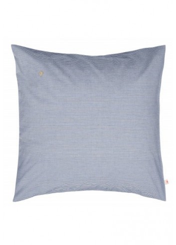 Taie d'oreiller Finette Indigo coton la cerise sur le gateau fabrication portugaise