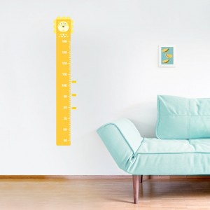 Autocollant Mètre de croissance - Lion fabrication finlandaise