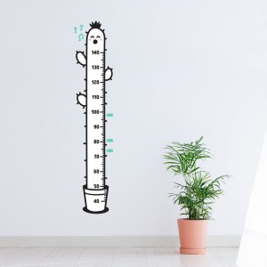 Autocollant Mètre de croissance - Cactus fabrication finlandaise