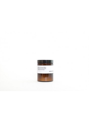 Bougie parfumée “Ambre et musc blanc”