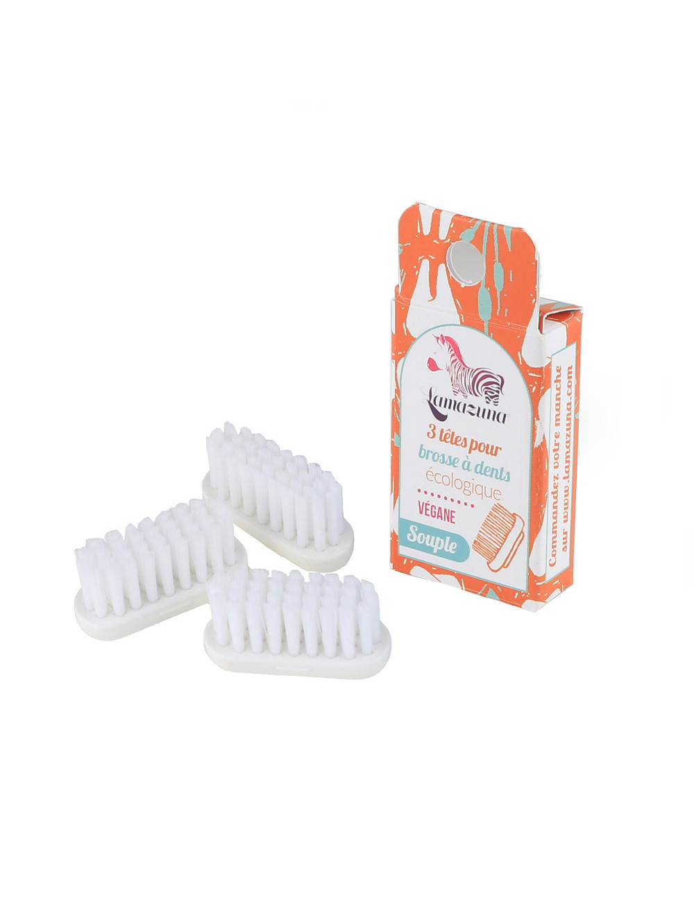 têtes de brosse à dents rechargeable Lamazuna bioplastique