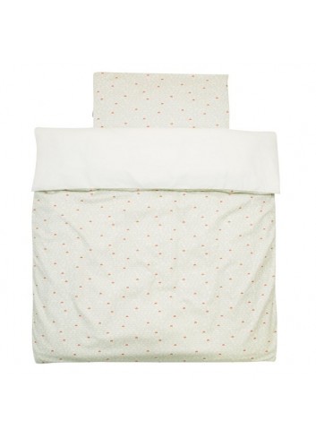 Housse de couette & Taie Pebble Green
